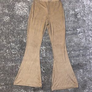 Suede Flair Out Pants
